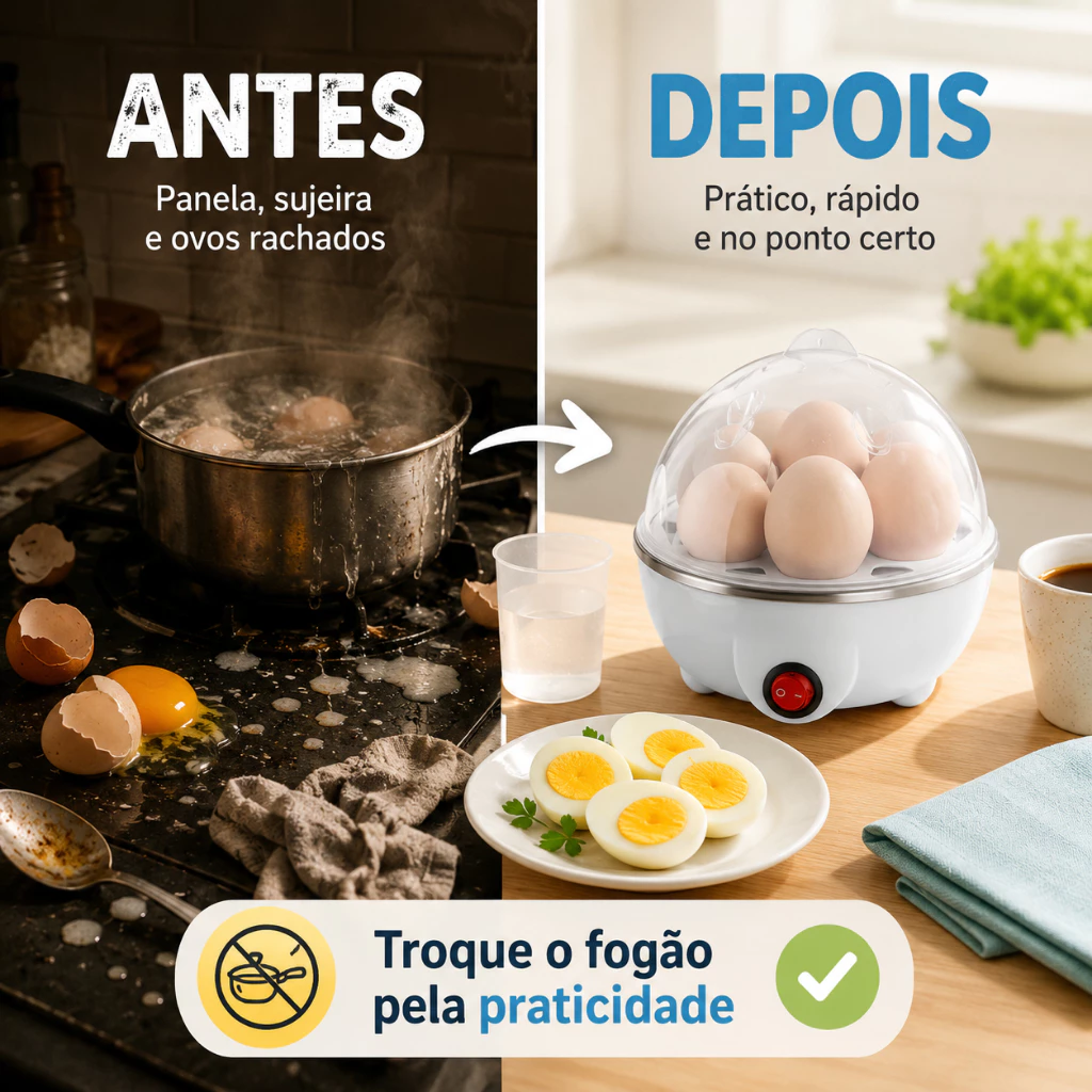 Cozedor de Ovos Elétrico para 7 Ovos Vale a Pena? Praticidade e Ponto Perfeito na Cozinha Cozedor de Ovos Elétrico para 7 Ovos Vale a Pena? Praticidade e Ponto Perfeito na Cozinha