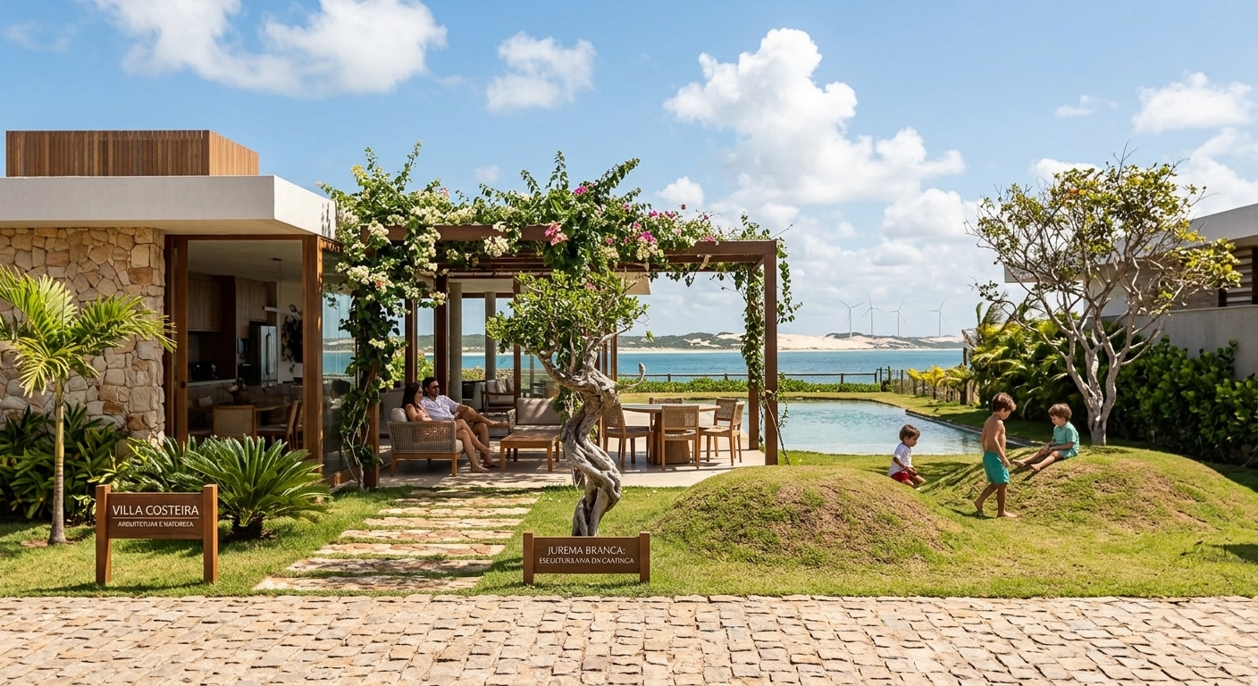 o segredo do paisagismo do villa costeira como a arquitetura reinterpreta a conexão com a natureza
