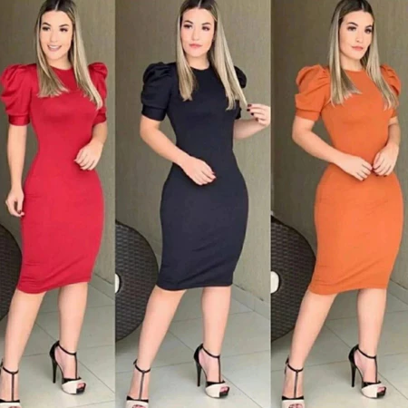 vestido midi evangélico manga princesa é bom vale a pena na shopee [análise]