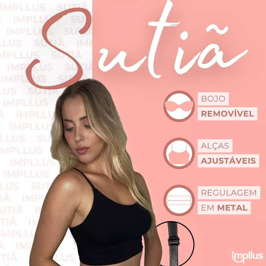 Adeus Marcas na Roupa e Incomodo: O Segredo do Sutiã Sem Costura que Virou Tendência Sutiã sem costura com alças ajustáveis em metal e bojo confortável.