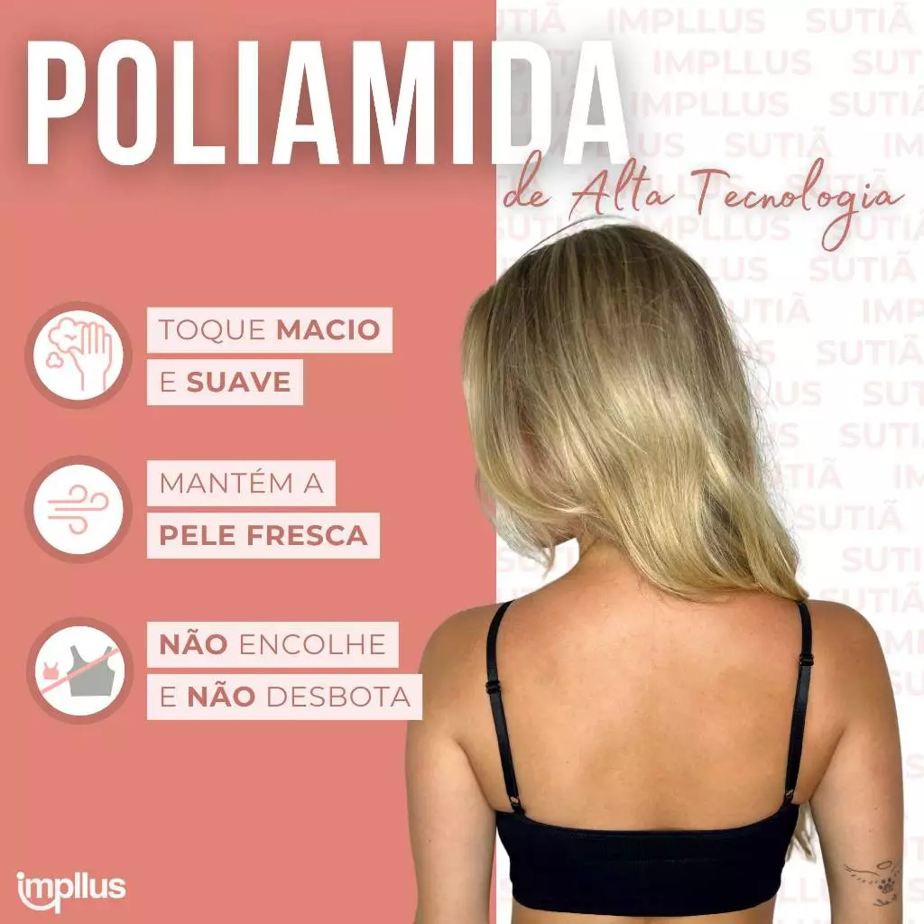 Adeus Marcas na Roupa e Incomodo: O Segredo do Sutiã Sem Costura que Virou Tendência Costas sem marcas com alças finas ajustáveis.